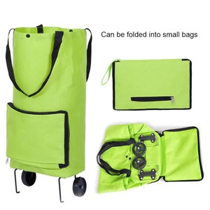 Bolsa de Compras Plegable con Ruedas, de Gran Capacidad, Extensible, para Supermercado, Compras de Verduras, Uso Doméstico - Product Image 4