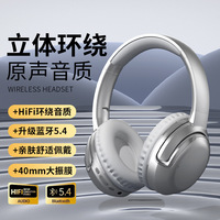 Soyto SMY-62 headphone atas telinga nirkabel Retro ringan estetika BT5.4 Headset Auriculares Inalambricos Audifonos Cuffie