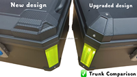 Coussin de dossier pour top-case moto en PP imperméable 45L, pour boîte arrière, tourisme longue distance, détachement en un clic, garantie 2 ans