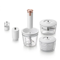 Hachoir Électrique Multifonctionnel en Plastique, Direct Usine, Écologique, Mini Robot Culinaire pour Usage Domestique
