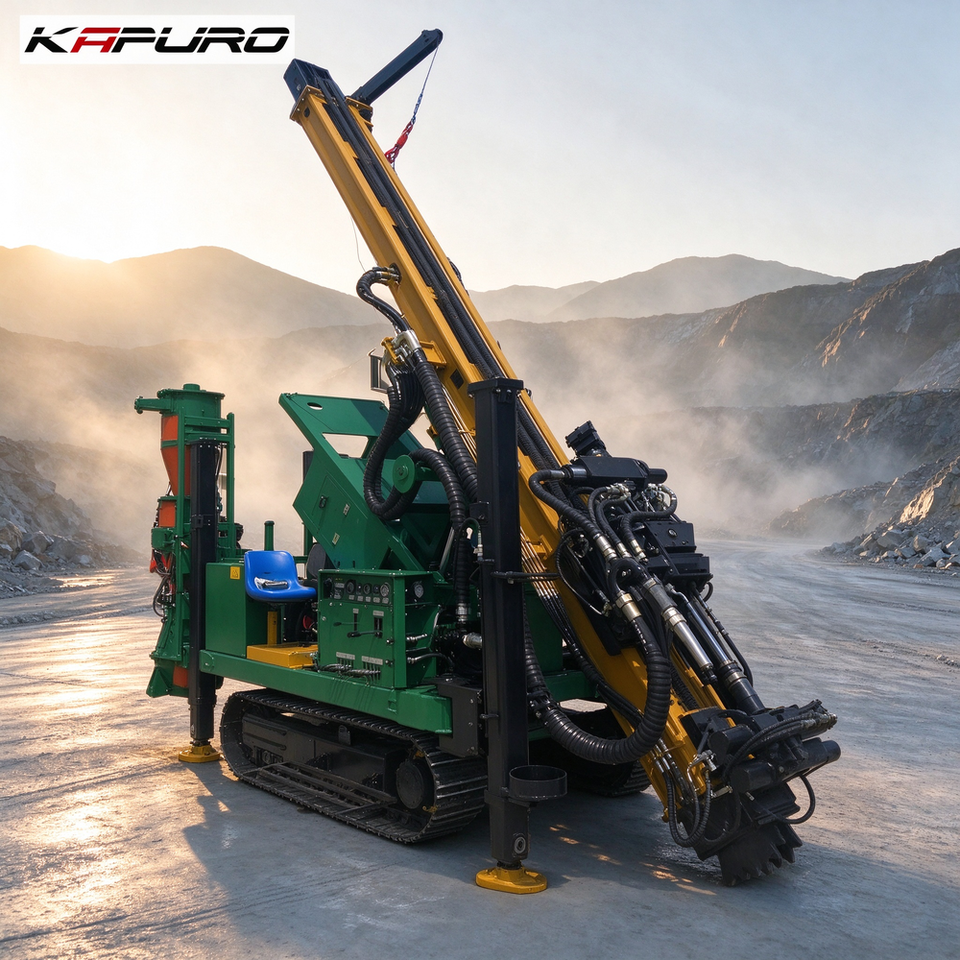 Sample Drill Rigs Customizable KPC-400 RC Drilling Rig Hydraulic Crawler Diesel Powered ...