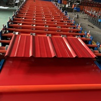 Tuile de toit en acier de feuille de toiture de profil ondulé d'utilisation de toit en métal faisant le petit pain de double couche formant la machine