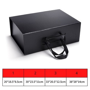 Custom Foldable Cardboard Cosmetics Makeup Jewelry Clothes Magnetic <b>Paper</b> Gift <b>Packing</b> Box with Ribbon - Product Image 6
