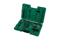 Ensemble d'outils de soudage professionnels pour la réparation des télécommunications et de l'électricité SATA 09535, 56 pièces, multimètre numérique, étui rigide, composants métalliques