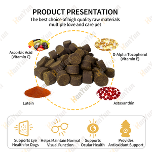 OEM Suppléments oculaires pour chiens Vision Support Soft Chews avec Lutéine DHA & Vitamine C Chews Cataract & Dry Eye Relief Supplément - Product Image 2