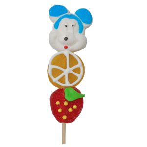 Nuovi Bastoncini di Caramelle per Bambini, Divertenti Lecca-Lecca a Forma di Topolino, Marshmallow e Gommose con Disegni Fatti a Mano, Caramelle BBQ - Product Image 4