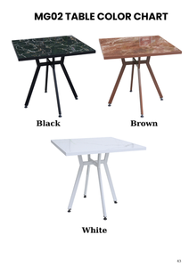 Square Table, Durable <b>Plastic</b> <b>Furniture</b> for School Entry Areas, Hotels, Small <b>Gardens</b>, Restaurants, Parks, and Public Spaces - Product Image 3