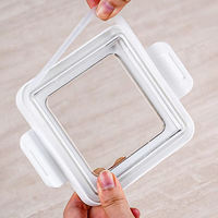 Boîte de conservation alimentaire transparente en PP sans BPA, empilable et hermétique, pour céréales, légumineuses, noix et produits secs, idéale pour la cuisine et la présentation en magasin.