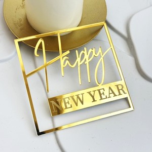 ของตกแต่งเค้กอะคริลิค รูปน้ำผึ้งและของหวาน สำหรับคริสต์มาส ปีใหม่ ปีมังกร ของตกแต่งหน้าเค้กสำหรับงานปาร์ตี้ 3413 3414 3666 3667 3668 - Product Image 3