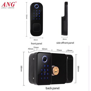 TTlock Haute Sécurité Double Face Empreinte Digitale Mot de Passe Serrure Intelligente Bois et Acier Porte pour Maison Hôtels WiFi Connecté Clé en Aluminium - Product Image 4