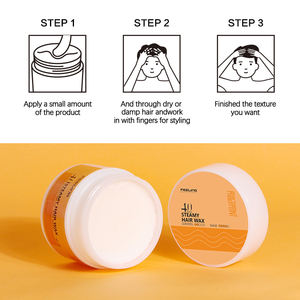 ผลิตภัณฑ์ดูแลเส้นผมสำหรับผู้ชายแบรนด์ส่วนตัว โพเมด แว็กซ์จัดแต่งทรงผมระดับมืออาชีพ เจลแต่งผมเนื้อแมท โคลนจัดแต่งทรงผม - Product Image 5