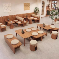 Mobilier de restaurant de luxe, chaise de café, table et chaise, banquette et chaises de restaurant