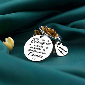 Retraite femmes hommes meilleur départ cadeau collègue collègue amis appréciation cadeau anniversaire anniversaire porte-clés - Product Image 3