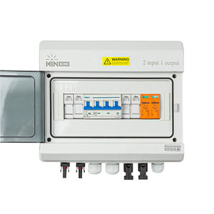 Kinee 2-en-1 Boîte de combinaison solaire extérieure IP65 certifiée CE étanche à la poussière avec 1000V2P DC en matériau ABS durable - Product Image 2