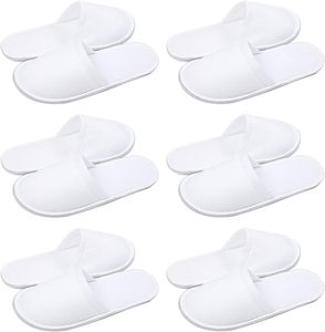 Pantoufles personnalisées en velours doux écologiques jetables avec logo pour spa, voyages, invités, gîtes et hôtels - Product Image 1