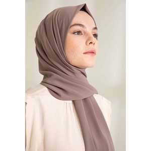ผ้าคลุมศีรษะเมดินา ซิลค์ ชาล สีมิงค์เข้ม ผ้าพันคอผู้หญิงทรงยาว ดีไซน์หรูหรา เนื้อผ้านุ่ม น้ำหนักเบา แฟชั่นสุดหรู - Product Image 1