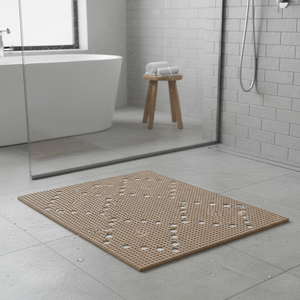 Spirella Collezione Alaska, Tappetino Doccia 91 x 36, PVC, Marrone - Product Image 3