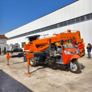 ייצור מקצועי כל שטח הידראולי בום משאית תלת אופן חקלאי מנוף נייד מנוף קטן - Product Image 2