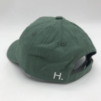 Gorra de Béisbol Yukaihe Personalizada de Algodón Verde y Blanco con Logotipo Bordado en la Parte Trasera y Delantera, Gorra de Béisbol Suave Sin Estructura con Cierre a Presión