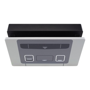 SFC SNES Classic EU Style Custom Faceplate Soft Touch Grip DIY Replacement Housing Shell for Nintendo <b>Switch</b> Charging Dock - Product Image 3