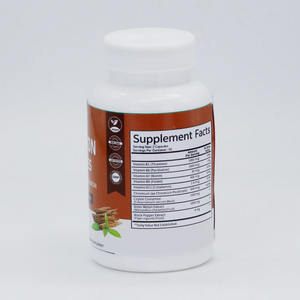 Cápsulas De Glicose Cardiovascular Metabólica Casca De Canela 10:1 Extrato De Água Cromo Folhas Ácido Aspártico Extrato De Pimenta Juba De Leão - Product Image 2