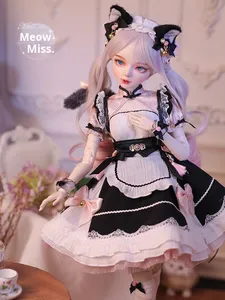 Poupée de mode Nimeng 3/4 MJD compatible avec la tête BJD, robe de princesse pour fille, jouet complet à habiller, <30 cm - Product Image 3