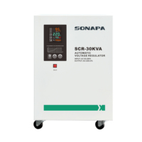 Régulateur de tension automatique de type tour SCR 30KW à thyristors, haute précision, 220VAC +/-3%