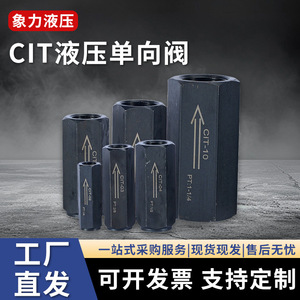 CIT-12 วาล์วตรวจสอบชนิดท่อ 1/2 นิ้ว แบบไหลทางเดียว สำหรับระบบไฮดรอลิก - Product Image 3