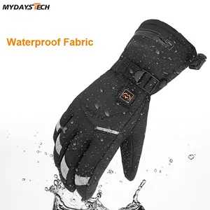 Mydays Tech Écran tactile rechargeable Réglage intelligent de la température Gants chauffants pour le cyclisme, la pêche, la randonnée, le ski et l'équitation