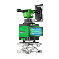 Niveau laser 4D 16 lignes à faisceau vert auto-nivelant Niveau laser vert 360 16 lignes multiples Télécommande 4D pour revêtement de sol et carrelage