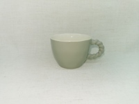 Mug à café en céramique personnalisé, émaillé et gaufré, avec poignée créative en corde, fabrication en céramique