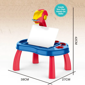 Set mainan lukis anak-anak, papan gambar ajaib kartun kreatif, mainan meja belajar - Product Image 5