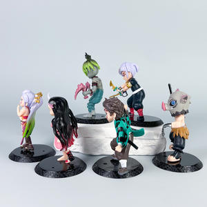 Set de Figuras Coleccionables de Moda al por Mayor - <span class=keywords><strong>Tanjiro</strong></span>, Nezuko e Inosuke, Juguete Artístico de Escritorio de Moda - Product Image 3