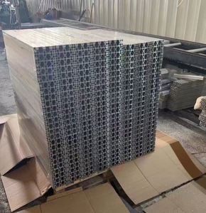 Profils en alliage d'aluminium T5 de la série 6000, norme industrielle européenne, 80120, découpe pour les cadres d'équipements mécaniques lourds - Product Image 5
