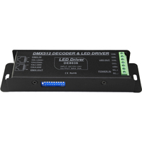 Décodeur DMX RGBW 4 canaux DMX 512 LED pilote pour bandes led DE8036 RJ45 DMX pilote CV 12V 24V OEM disponible
