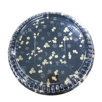 JY-82118 PET Biologisch Abbaubare Lebensmittelverpackung 10 Zoll Runde Plastikverpackung mit Deckel Behälter Geburtstag Hochzeit Kuchenverpackungsbox