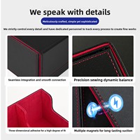 Boîte à cartes personnalisée en plastique à quatre rangées, style fenêtre, capacité 3000+, haute résistance, pour Commander Deck, en stock – Meilleure vente