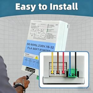 Module de démarrage progressif AC 16-32A, avec protection contre le moteur inversé, adapté aux unités de <span class=keywords><strong>climatisation</strong></span> de 4 à 7 tonnes, s'installe à l'intérieur de la <span class=keywords><strong>climatisation</strong></span>. - Product Image 5