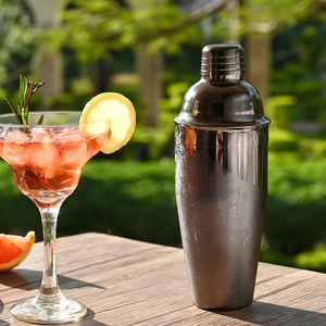 <span class=keywords><strong>Kit</strong></span> à cocktails Creation Factory, best-seller, 8 pièces, shaker en acier inoxydable noir, coffret cadeau, boîte en bois, capacité 700 ml, écologique - Product Image 3