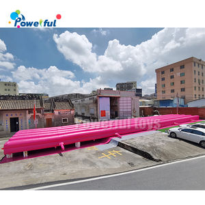 Glissière commerciale de glissière de ville de glissière d'eau gonflable de coureur à quatre voies la <span class=keywords><strong>piscine</strong></span> pour des adultes - Product Image 4