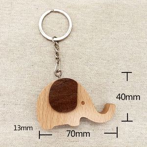Handmade Keychain With Pu Leather and Wooden Pendant <b>Key</b> Ring Perfect Couple Anniversary Gift Thoughtful Phone Accessory - Product Image 2