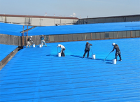Peinture acrylique imperméable à appliquer à froid pour les bordures de toits métalliques et les joints de gouttières, sans flamme nue