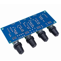 XH-M164 NE5532 Stereo preamplifikatör öncesi ton kurulu ses 4 kanal amplifikatör modülü 4CH kontrol devresi telefon Preamp