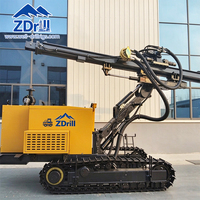 Foreuse hydraulique DTH sur chenilles ZD-412, machine compacte de forage de roche pour l'exploitation minière, les trous de dynamitage et la construction de puits d'eau