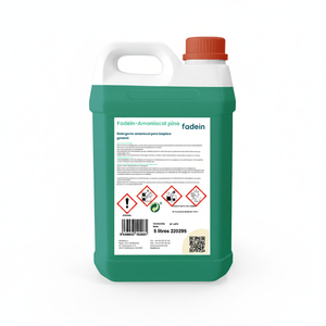 Forma liquida detergente ammoniacale ad alto sgrassante per pavimenti che ravviva la lucentezza superficiale senza residui - Product Image 2
