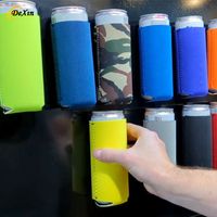 Cozies de bière en néoprène, aimant personnalisé, mince, 12 Oz, manchon de refroidissement