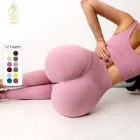 KOSTENLOSE Probe gedruckt Plus Size Custom Fitness Enge High Waist Scrunch Butt Lift Damen Yoga Hosen Logo Leggings