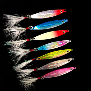 Señuelo de Pesca Metálico de Simulación, Tipo <span class=keywords><strong>IMA</strong></span>, con Lentejuelas y Placa de Hierro, de Hundimiento Rápido - Product Image 1