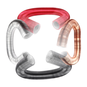 Innovo-tubos de escape de acero coreanos con manguera de Aluminio flexible, tubo de escape telescópico para barbacoa, salida de aire superior - Product Image 6