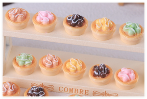 3D alla rinfusa casa delle bambole miniature crostata di uova mini cono <span class=keywords><strong>gelato</strong></span> charmsime per bambini oggetti artigianali in resina ornamenti in plastica modelli alimentari giocattoli - Product Image 6